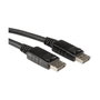 ROLINE Cable DisplayPort a DisplayPort 11.04.5762, 2 Metros, Macho a Macho, Versión 1.2, Negro, LSOH, Protección Magnética