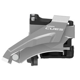 Shimano CUES FD-U4000 Desviador Delantero 2x9/10 Velocidades para Bicicleta MTB, Montaje Abrazadera 34mm