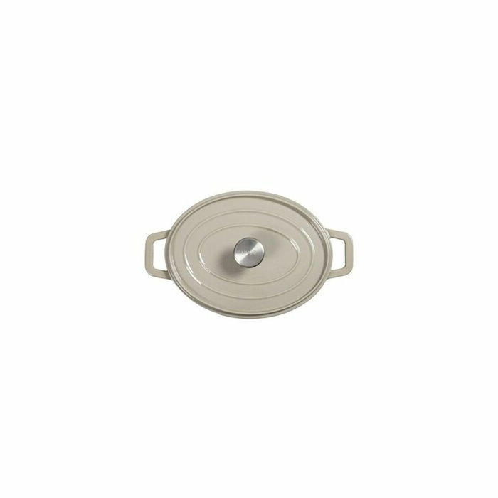 Livoo Cacerola ovalada de hierro fundido MEP129G Gris