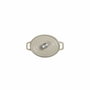 Livoo Cacerola ovalada de hierro fundido MEP129G Gris