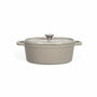 Livoo Cacerola ovalada de hierro fundido MEP129G Gris
