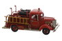 DKD Home Decor Vehículo de Decoración Metal Bomberos Rojo