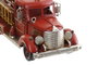 DKD Home Decor Vehículo de Decoración Metal Bomberos Rojo
