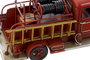 DKD Home Decor Vehículo de Decoración Metal Bomberos Rojo
