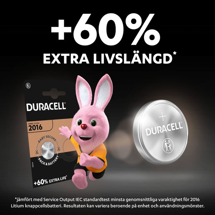 Pila de botón DURACELL DL2016 K2 3 V (10 Unidades) Pila de botón DURACELL DL2016 K2 3 V (10 Unidades)