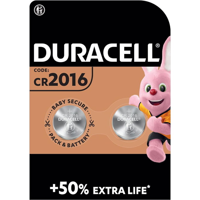 Pila de botón DURACELL DL2016 K2 3 V (10 Unidades) Pila de botón DURACELL DL2016 K2 3 V (10 Unidades)