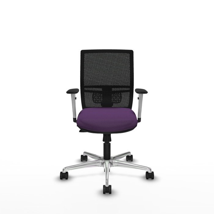 PIQUERAS Y CRESPO Silla de oficina Yunquera Morada con malla Negra PIQUERAS Y CRESPO Silla de oficina Yunquera Morada con malla Negra