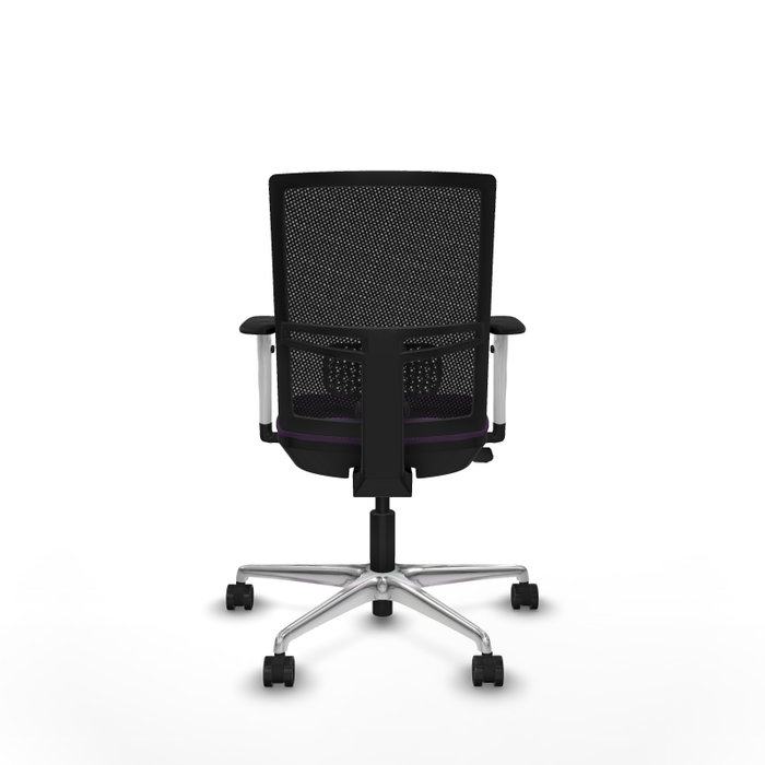 PIQUERAS Y CRESPO Silla de oficina Yunquera Morada con malla Negra PIQUERAS Y CRESPO Silla de oficina Yunquera Morada con malla Negra