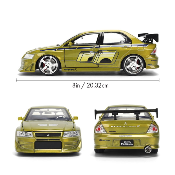 Jada Mitsubishi Lancer Evolution VII Fast & Furious 1:24 Jada Mitsubishi Lancer Evolution VII Fast & Furious 1:24