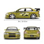 Jada Mitsubishi Lancer Evolution VII Fast & Furious 1:24