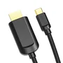 Vention CGUBG Cable Adaptador USB Tipo C a HDMI Macho 1.5m Negro - 4K@30Hz HDMI 1.4 Plug & Play para Teléfono, Laptop, MacBook, Samsung Galaxy