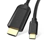 Vention CGUBG Cable Adaptador USB Tipo C a HDMI Macho 1.5m Negro - 4K@30Hz HDMI 1.4 Plug & Play para Teléfono, Laptop, MacBook, Samsung Galaxy
