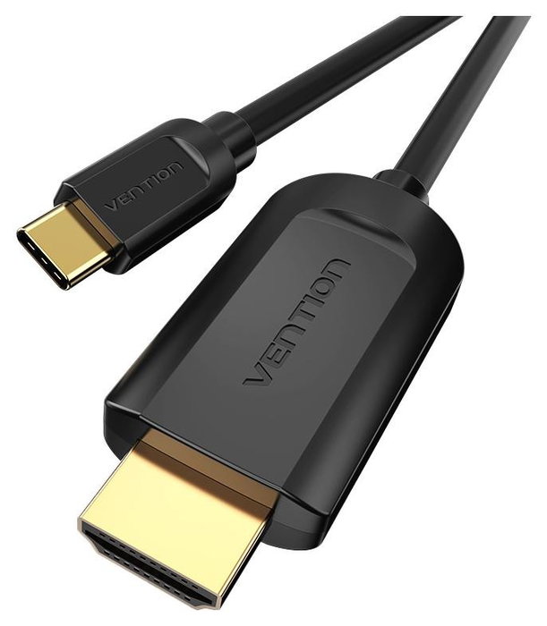 Vention Cable Conversor USB-C a HDMI 4K 1.5m Negro CGUBG