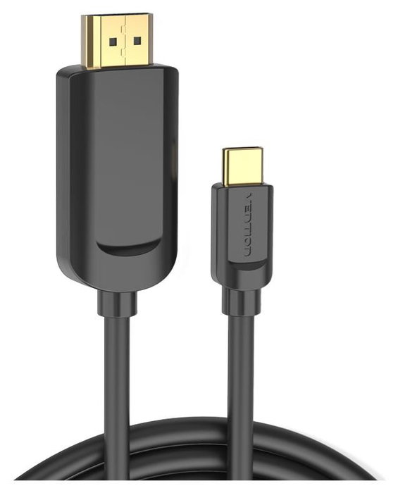 Vention Cable Conversor USB-C a HDMI 4K 1.5m Negro CGUBG