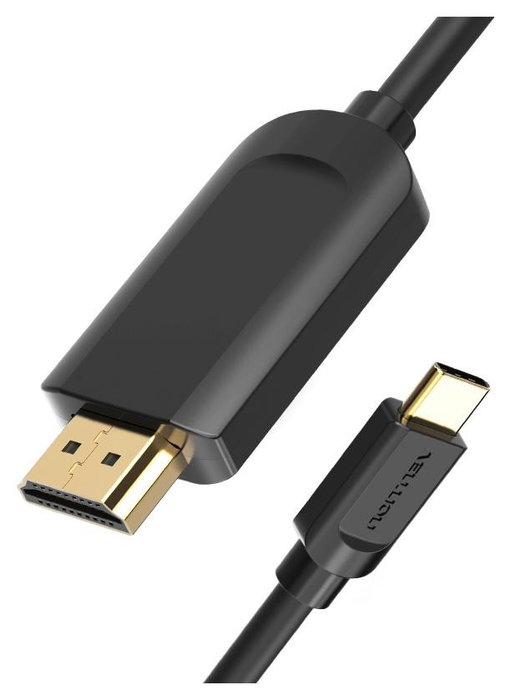 Vention Cable Conversor USB-C a HDMI 4K 1.5m Negro CGUBG
