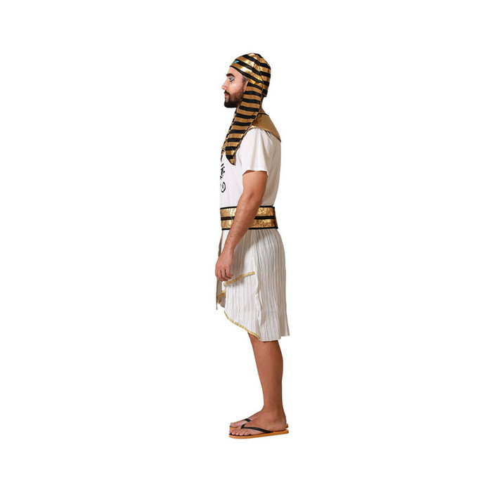 Atosa Disfraz Egipcio Hombre Adulto Blanco XS-S