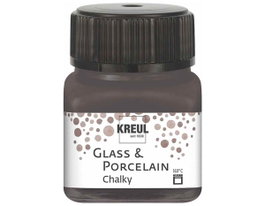 Kreul Pintura vidrio y porcelana Glass & Porcelain Chalky mate Gris volcánico 20ml