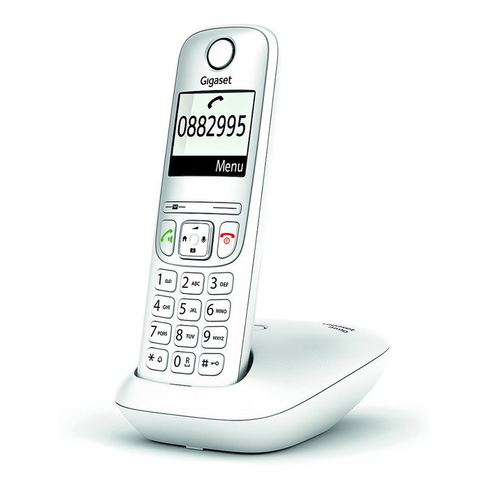 Gigaset A690 Teléfono Inalámbrico Blanco con Altavoz y Directorio de 100 Entradas