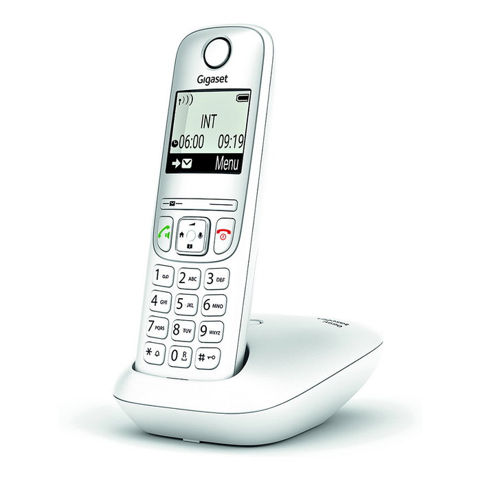 Gigaset A690 Teléfono Inalámbrico Blanco con Altavoz y Directorio de 100 Entradas