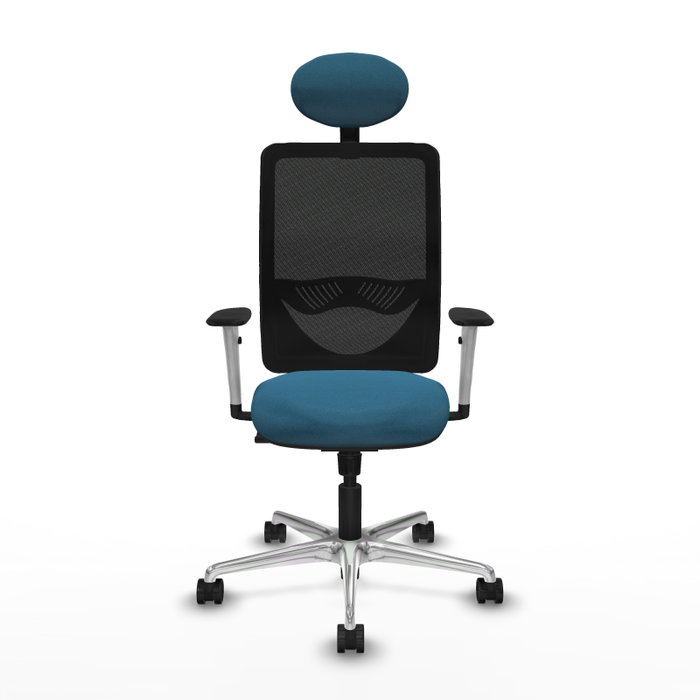 PIQUERAS Y CRESPO Silla de oficina Zulema con mecanismo Sincro, Verde petróleo y Negro PIQUERAS Y CRESPO Silla de oficina Zulema con mecanismo Sincro, Verde petróleo y Negro