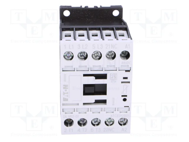 EATON ELECTRIC Contactor DILM12 3-polar 12A 48VDC