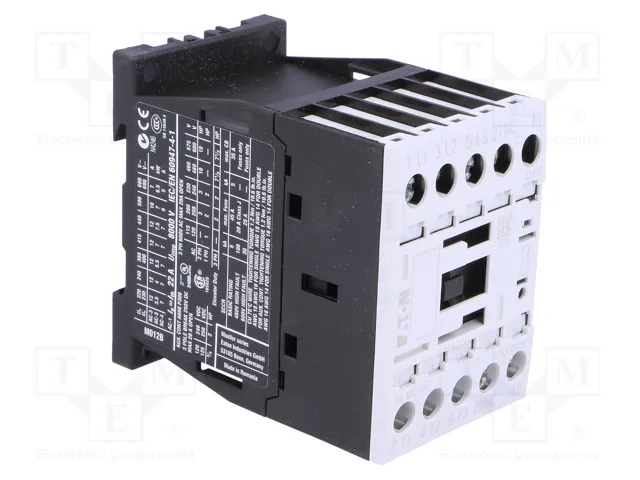 EATON ELECTRIC Contactor DILM12 3-polar 12A 48VDC