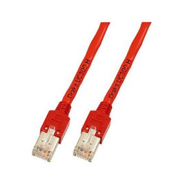 EFB Elektronik Patchkabel Cat.5e F/UTP RJ-45 5m Rojo