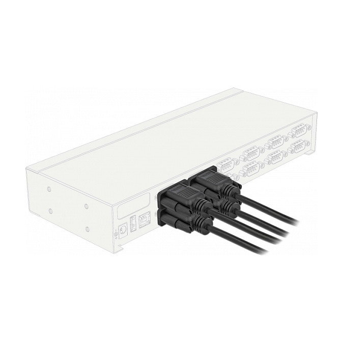 DeLOCK Cable Serial RS-232 Nullmodem DB-9 Hembra a Hembra 2 m