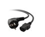 Belkin Cable de Alimentación C13 Acoplador y Enchufe Tipo F 1,8 m Negro