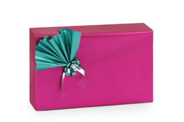 Papel De Regalo Bobina Colibri 30 Cm X 30 M Simple Rosa Mate