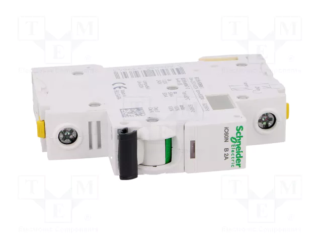 SCHNEIDER ELECTRIC iC60N 1 Polo 2A Característica B SCHNEIDER ELECTRIC iC60N 1 Polo 2A Característica B