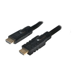 LogiLink Cable HDMI 15 m 4K/30 Hz con amplificador, Negro