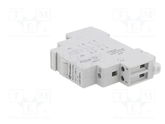FINDER Relé de instalación 20.23 biestable 16A 12V DC