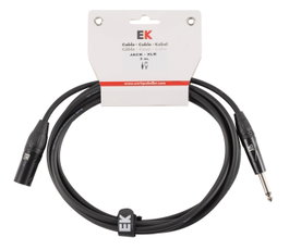 Cable Ek Audio para Micrófono Jack - Xlr Macho 3M