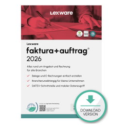 Lexware Faktura+Auftrag 2026 - 1 Dispositivo, ABO - ESD-Download