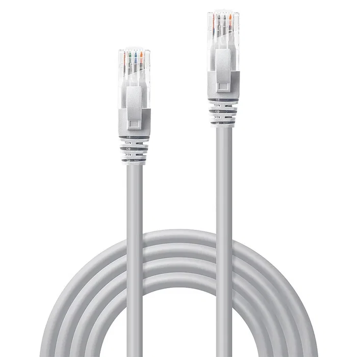 Lindy Cable de Red 48006 RJ-45 Macho 7.5 Metros Cat6 U/UTP (UTP) Gris para 10/100/1000Base-T, 250 MHz, Contactos Chapados en Oro