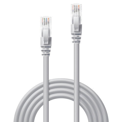Lindy Cable de red Cat6 U/UTP de 7,5 m Gris