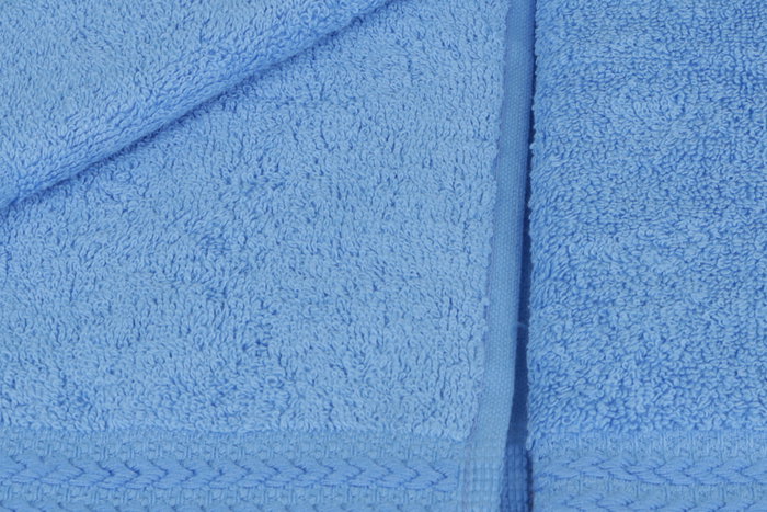Mijölnir Juego de Toallas de Baño 100% Algodón Azul 500 gr/m² 30 x 50 cm