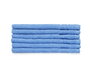Mijölnir Juego de Toallas de Baño 100% Algodón Azul 500 gr/m² 30 x 50 cm