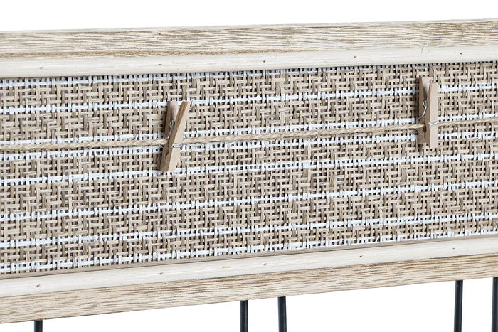 DKD Home Decor Perchero Boho Decape flower Natural MDF y Metal 40 x 3.5 x 15.5 cm (2 Unidades) DKD Home Decor Perchero Boho Decape flower Natural MDF y Metal 40 x 3.5 x 15.5 cm (2 Unidades)