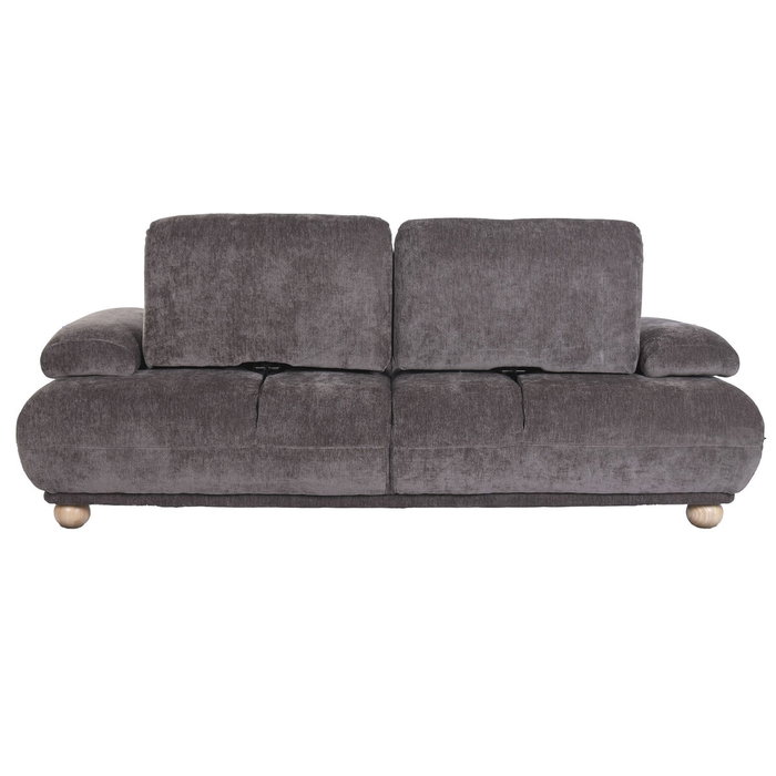 DKD Home Decor Sofá en Crudo con Respaldo y Brazos Abatibles DKD Home Decor Sofá en Crudo con Respaldo y Brazos Abatibles