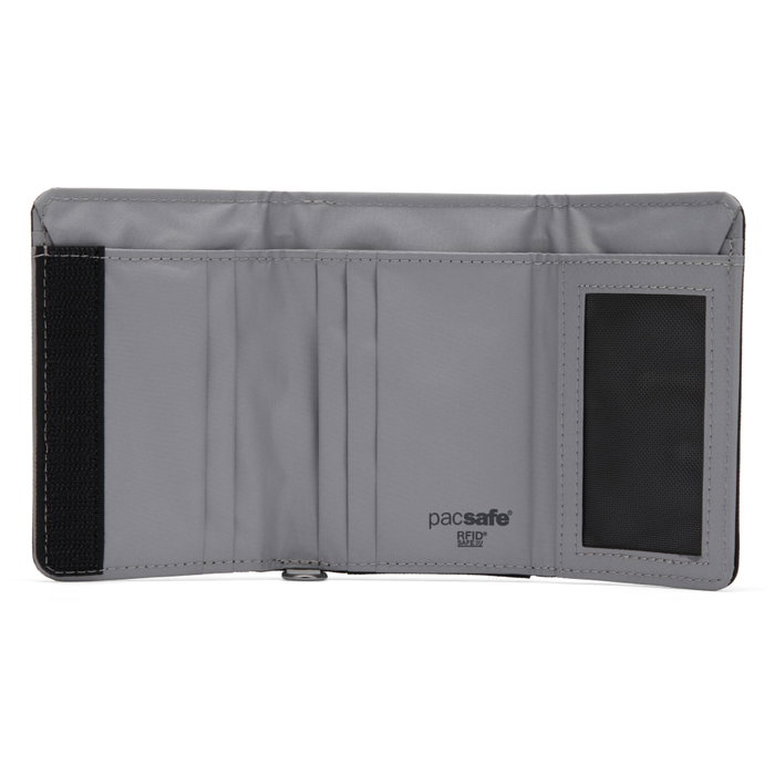 Pacsafe RFIDsafe Trifold Wallet black Pacsafe RFIDsafe Trifold Wallet black