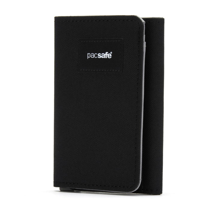 Pacsafe RFIDsafe Trifold Wallet black Pacsafe RFIDsafe Trifold Wallet black