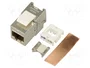 GOOBAY Módulo RJ45 Keystone Cat 6a Gris