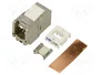 GOOBAY Módulo RJ45 Keystone Cat 6a Gris