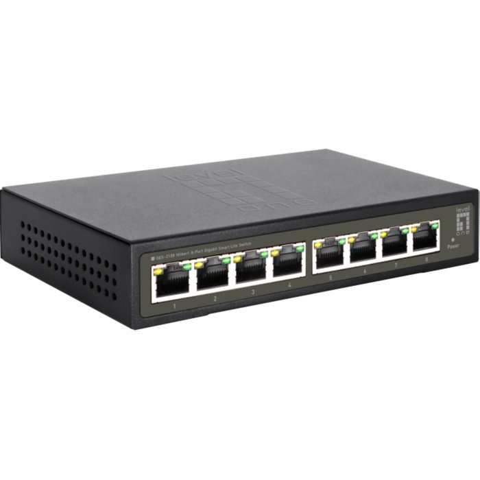 Level One GES-2108 Switch Hilbert 8 puertos Gigabit Level One GES-2108 Switch Hilbert 8 puertos Gigabit