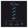 Lindy USB 3.0 Active Extension Pro Hub 10m 4 Puertos Negro
