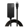 Lindy USB 3.0 Active Extension Pro Hub 10m 4 Puertos Negro