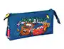 Safta Bolso Escolar Portatodo Cars Racing con Tres Cremalleras - Estuche 120x30x220 mm Safta Bolso Escolar Portatodo Cars Racing con Tres Cremalleras - Estuche 120x30x220 mm