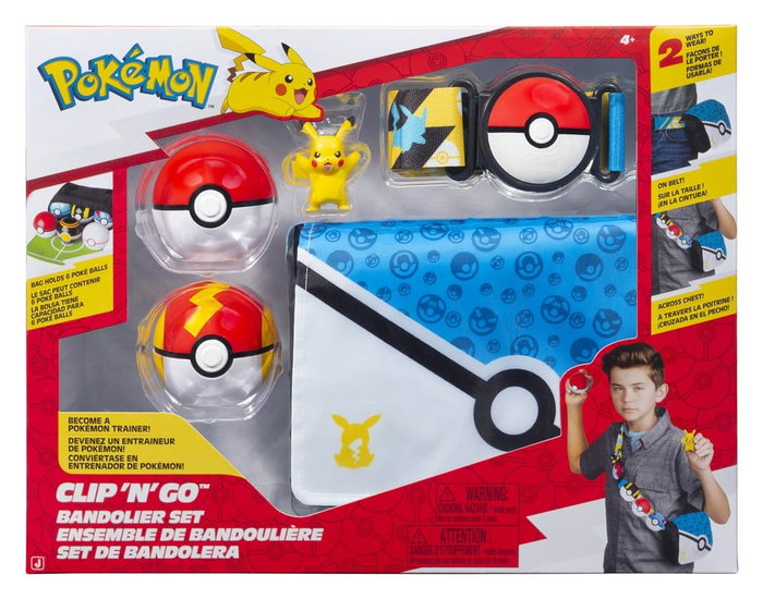 Jazwares Pokémon Clip 'n' Go Bandolera Set ver. 6 Surtido (4)